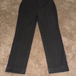 TALBOTS Gray Side Zip Dress Pants Work Office Size 6 Inseam 28 Inches B5